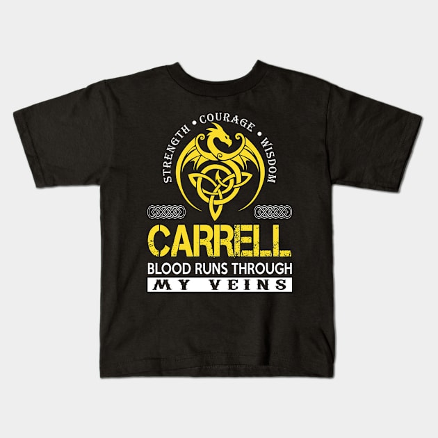 CARRELL Kids T-Shirt by isaiaserwin